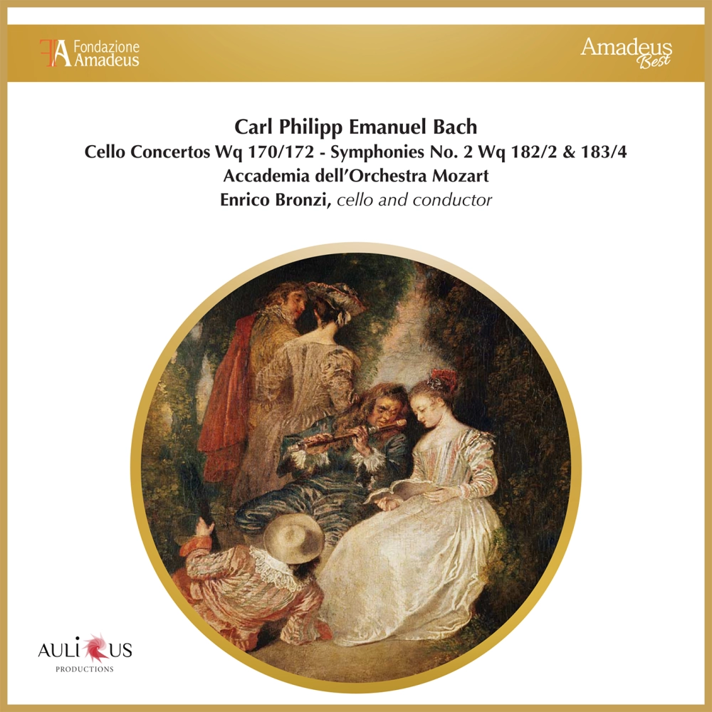 Carl Philipp Emanuel Bach: Cello Concertos Wq 170/172 - Symphonies No. 2 Wq 182/2 & 183/4