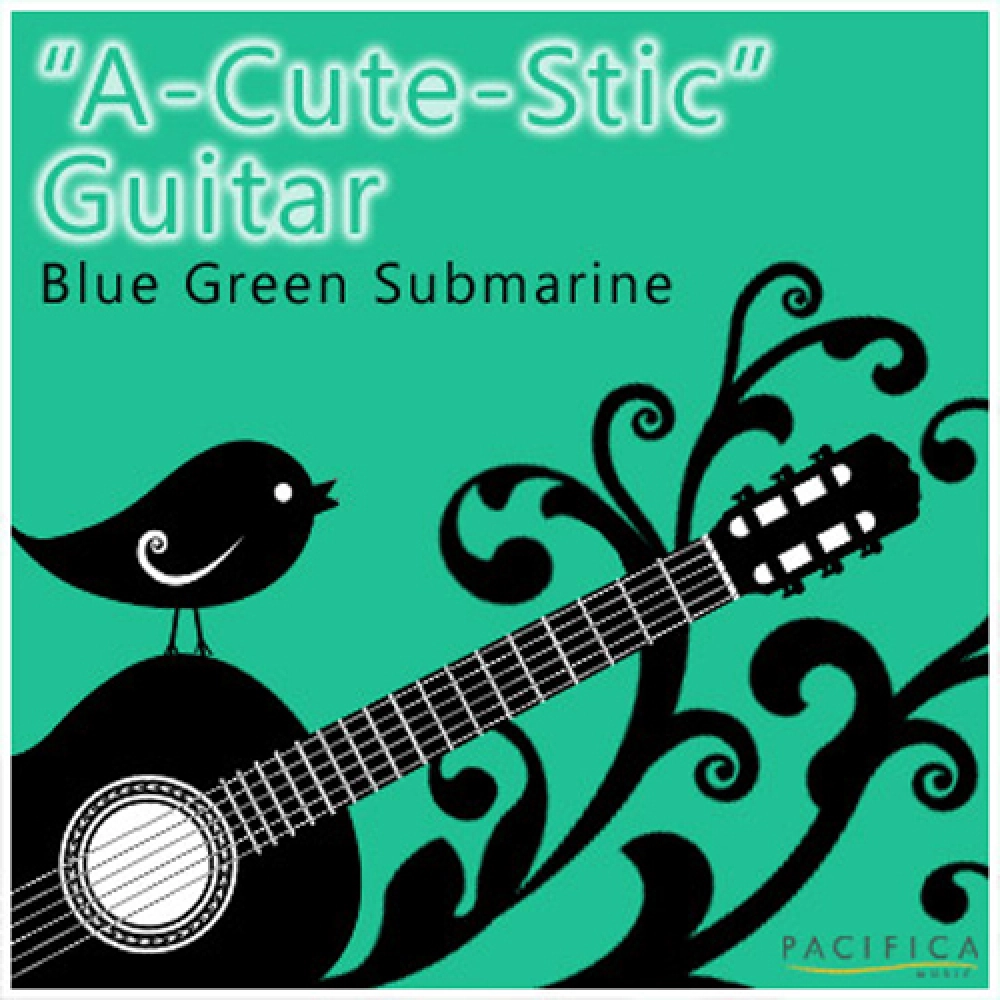 Blue Green Submarine 'a-cute-stic Guitar'